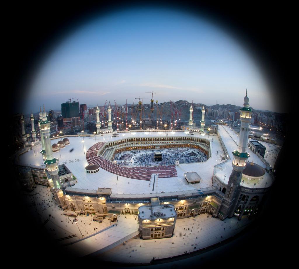 Night view of the sacred Haram