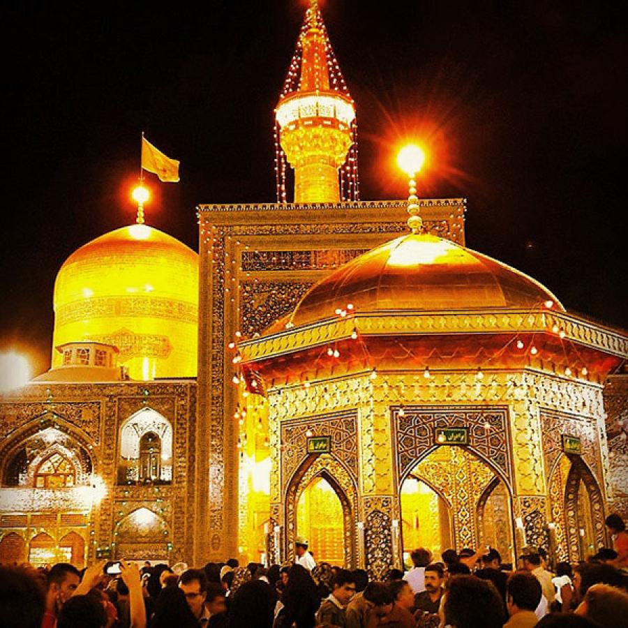 Intricate interior architecture of the shrine